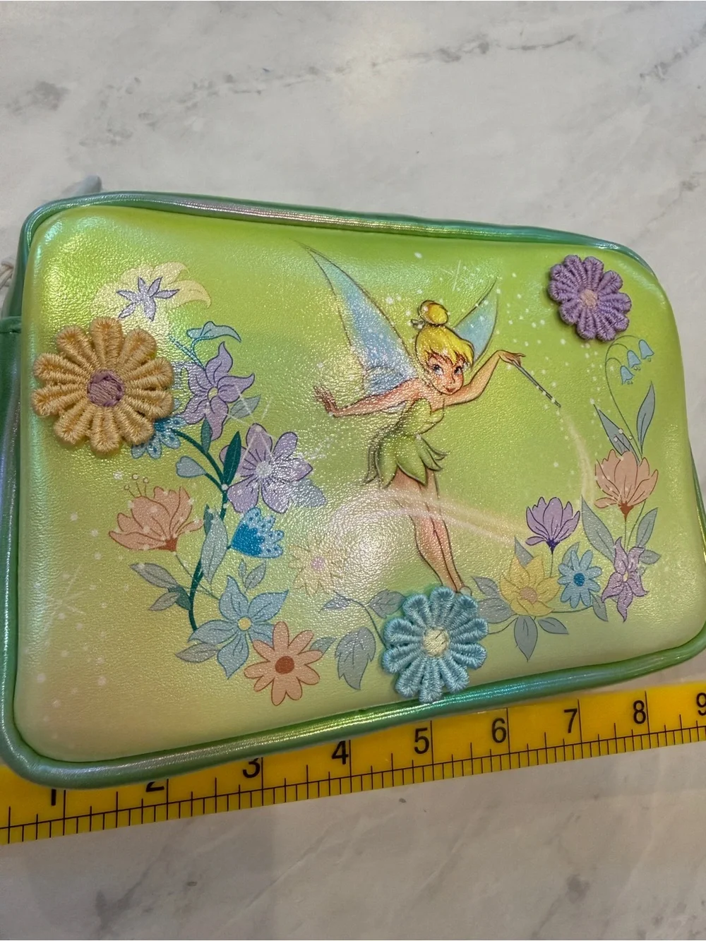 NWT Loungefly Disney Tinker Bell Iridescent Cosmetic Bag BoxLunch Exclusive